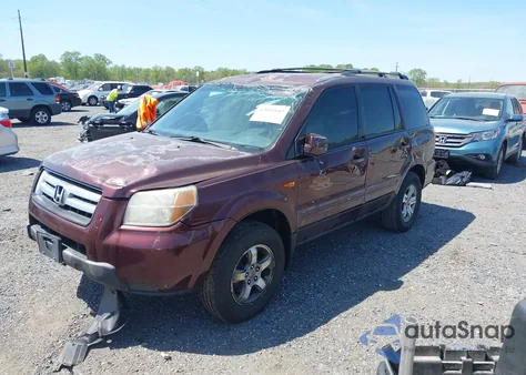 2008 Honda Pilot Vp из США, поврежденный, VIN 5FNYF18238B033925